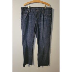 Lucky Brand 362 Standard Dark Wash Mens Jeans Size 38 x 32